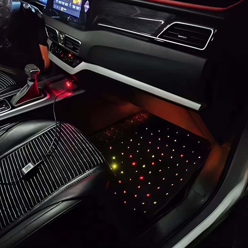 LED Starry Car Floor Mat