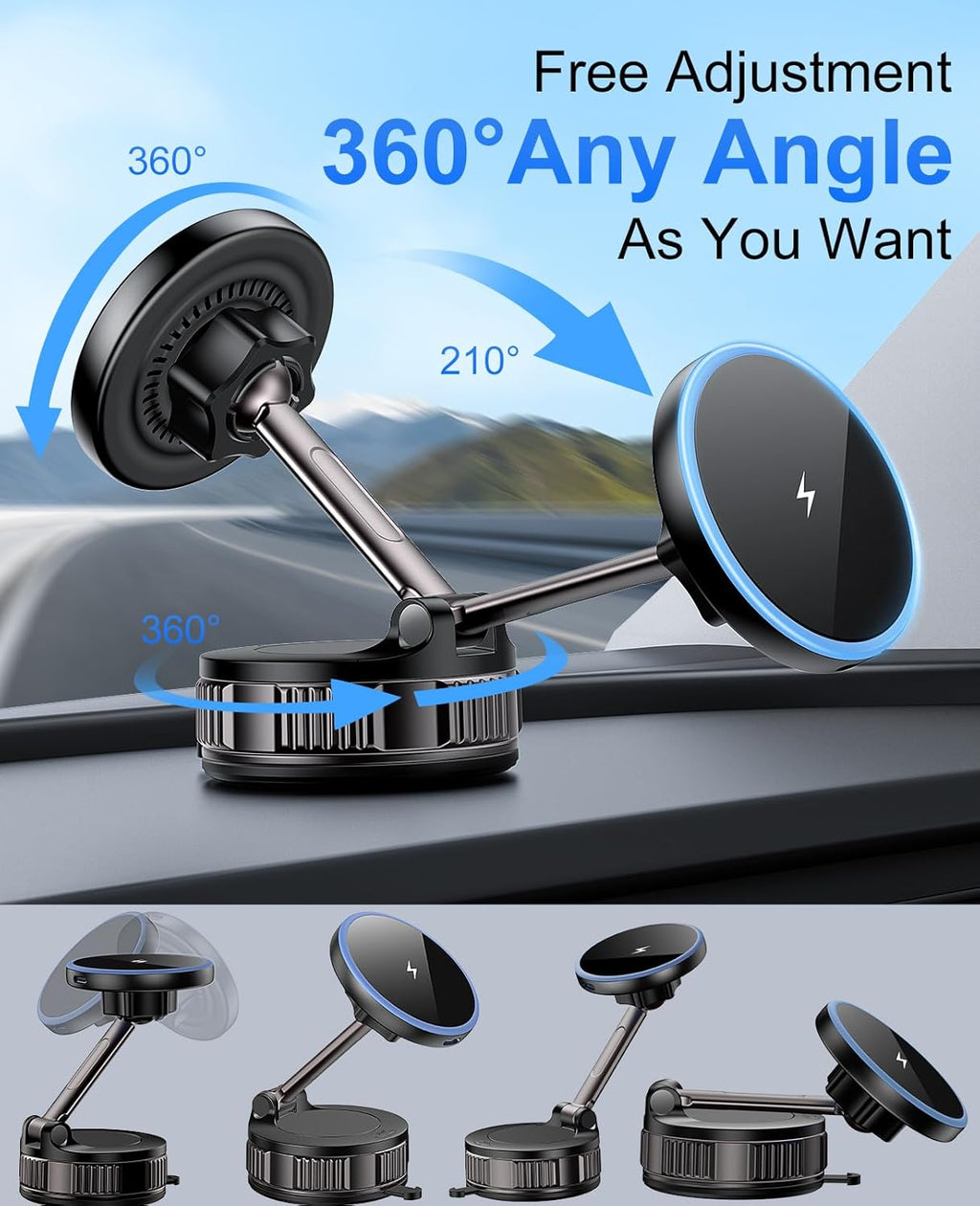 IPhone wireless car charger