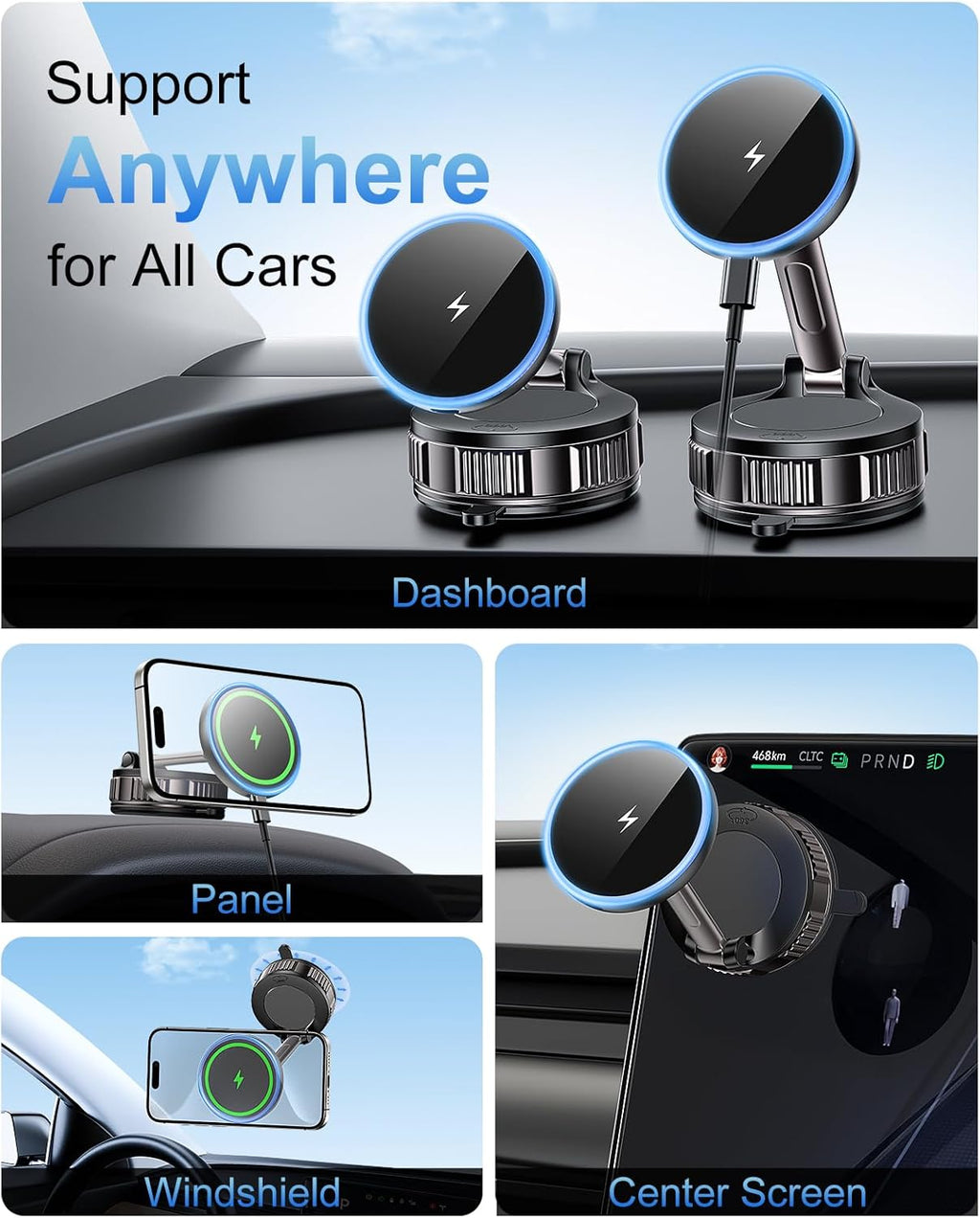 IPhone wireless car charger