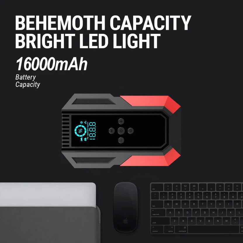 3000A Jump Starter with Air Compressor